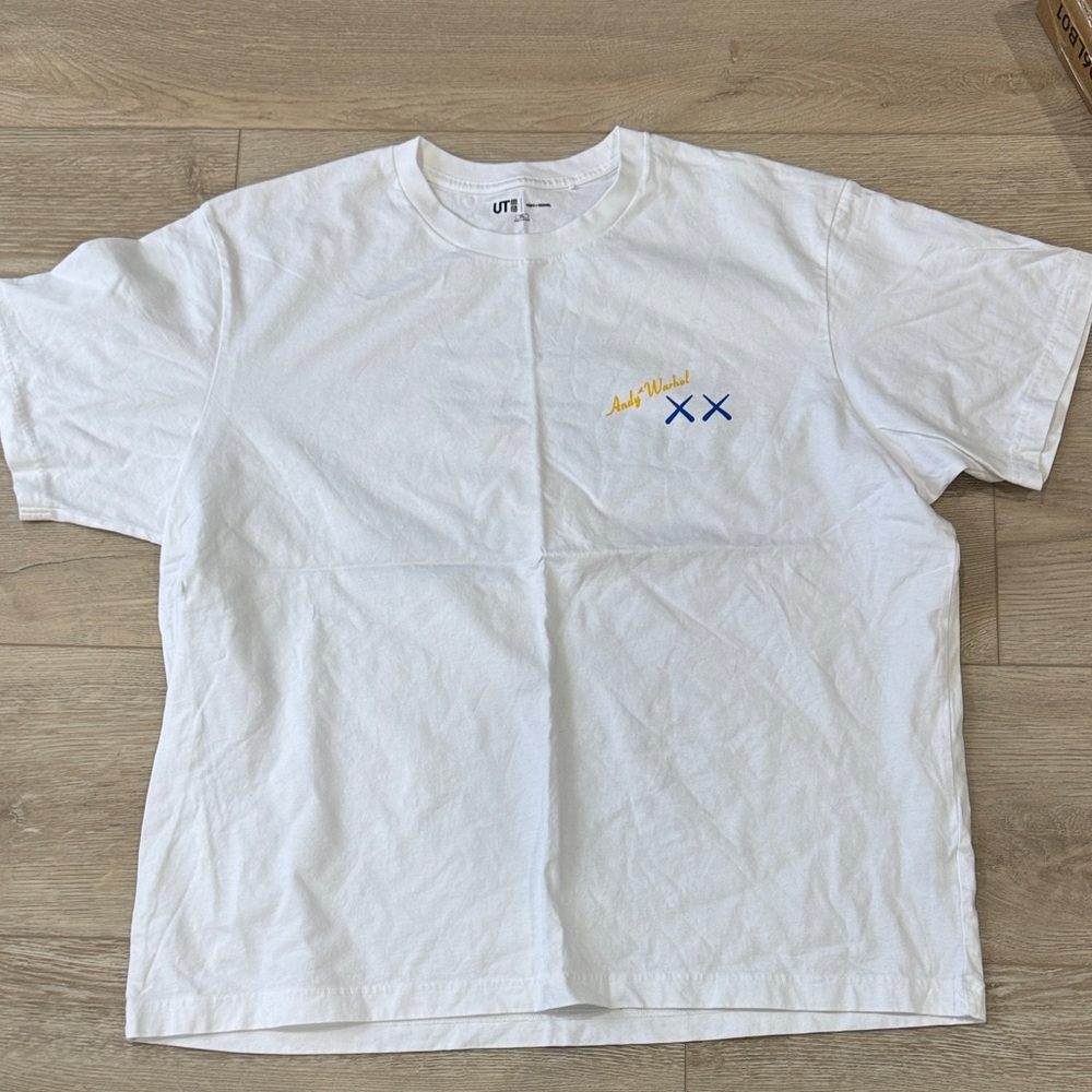 Uniqlo UT KAWS+Warhol Graphic Tee in White